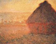 Meule,Soleil coucbant Claude Monet